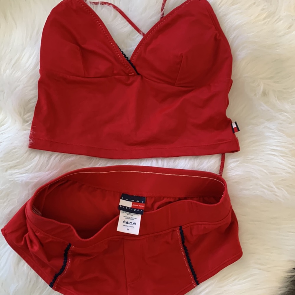 SWIMSUIT 2 PC TOMMY HILFIGER JUNIOR MEDIUM - Picture 8 of 8